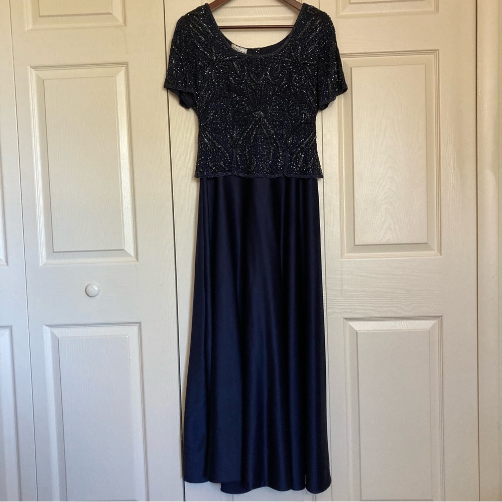 Stenay Black and Silver Maxi Dress